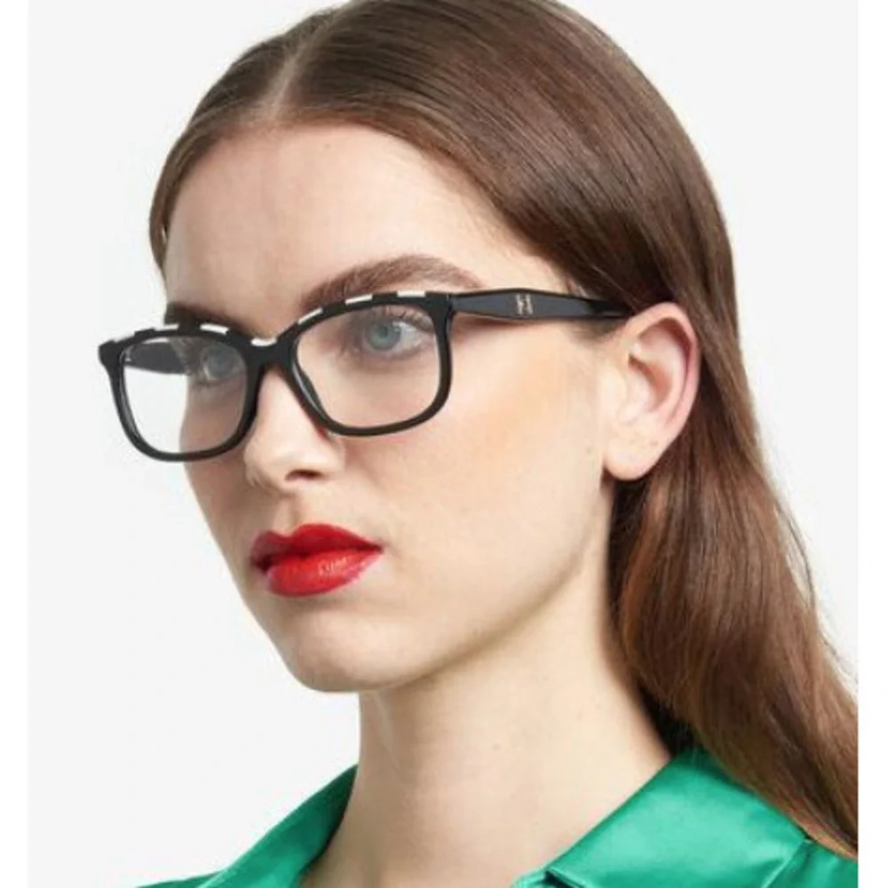 NWT Carolina Herrera HER0147-80S-54 080S Blck 54mm Eyeglasses
